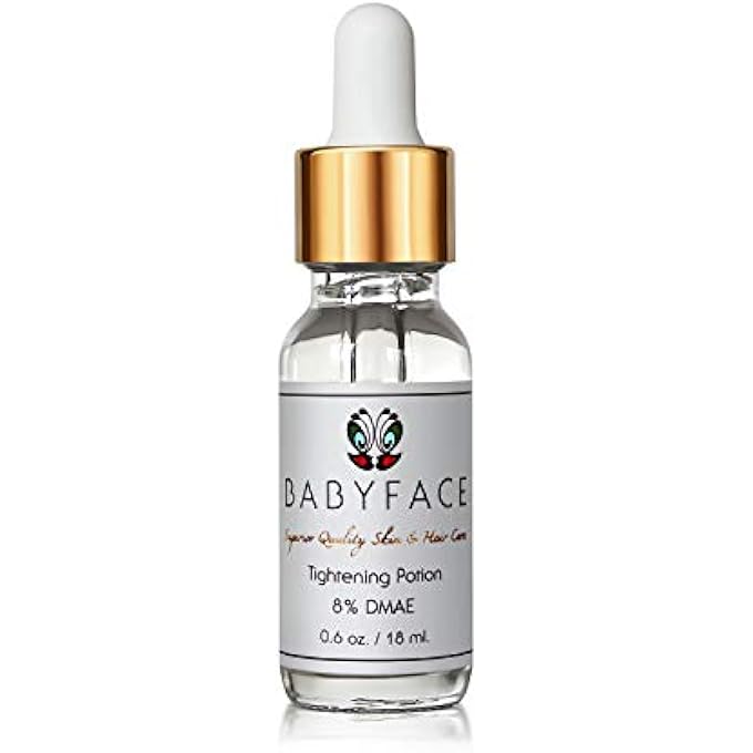 Babyface INSTANT TIGHTENING SERUM - EXTRA STRENGTH 8% DMAE FOR MAXIMUM TIGHTENING, PORE REFINING, FACE FIRMING, ANTI-AGING. LIFTS, SMOOTHES, RESURFACES DULL SKIN (0.6 OZ) - Image 1